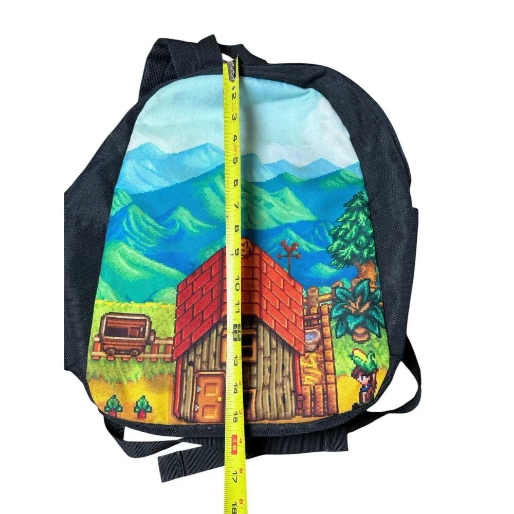 Yeso Stardew Valley  Backpack with USB and Headphone Cords Laptop Sleeve
